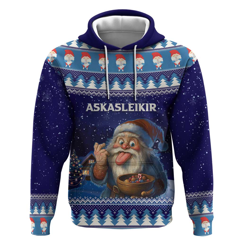 Iceland Christmas Askasleikir Hoodie The Yule Lads Bowl Licker LT15