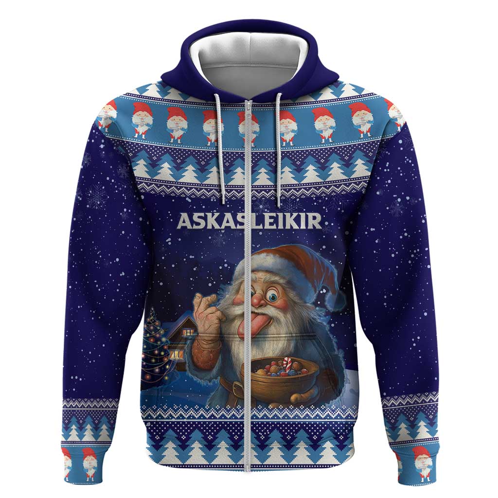 Iceland Christmas Askasleikir Hoodie The Yule Lads Bowl Licker LT15
