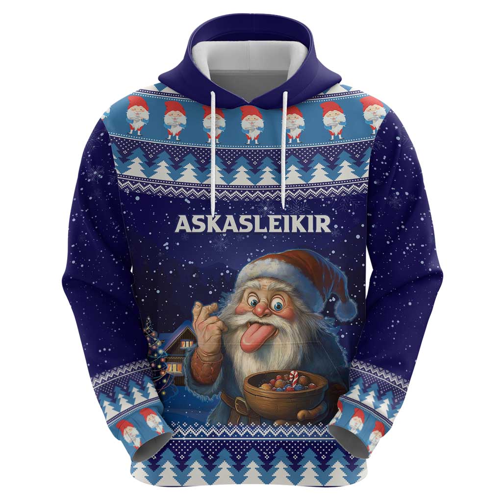 Iceland Christmas Askasleikir Hoodie The Yule Lads Bowl Licker LT15