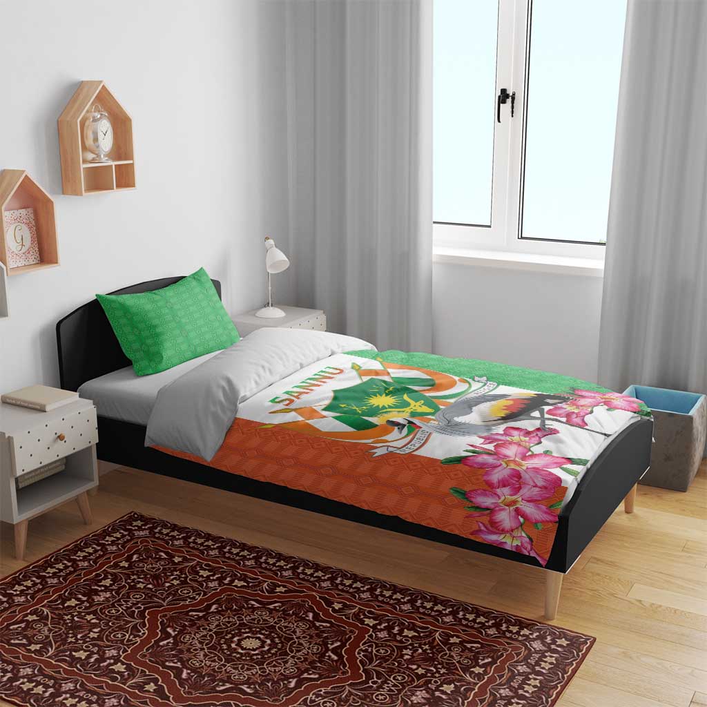 Afro Niger Sannu Bedding Set Coat Of Arms - African Pattern LT15