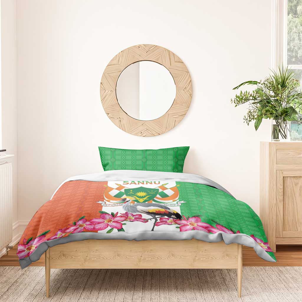 Afro Niger Sannu Bedding Set Coat Of Arms - African Pattern LT15