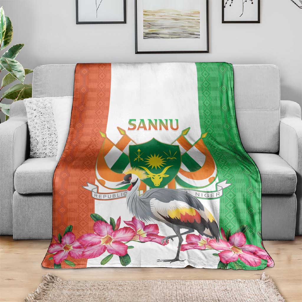 Afro Niger Sannu Blanket Coat Of Arms - African Pattern LT15