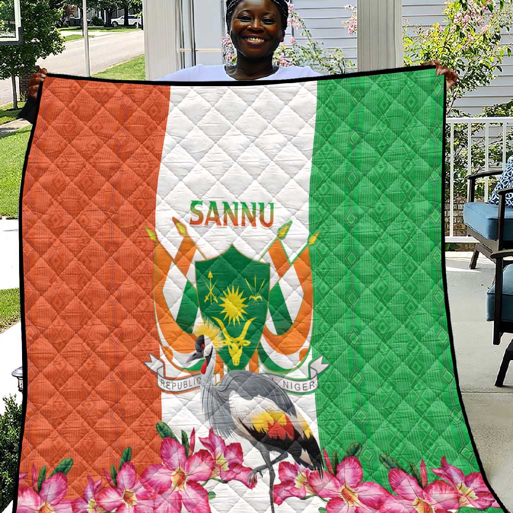 Afro Niger Sannu Quilt Coat Of Arms - African Pattern LT15
