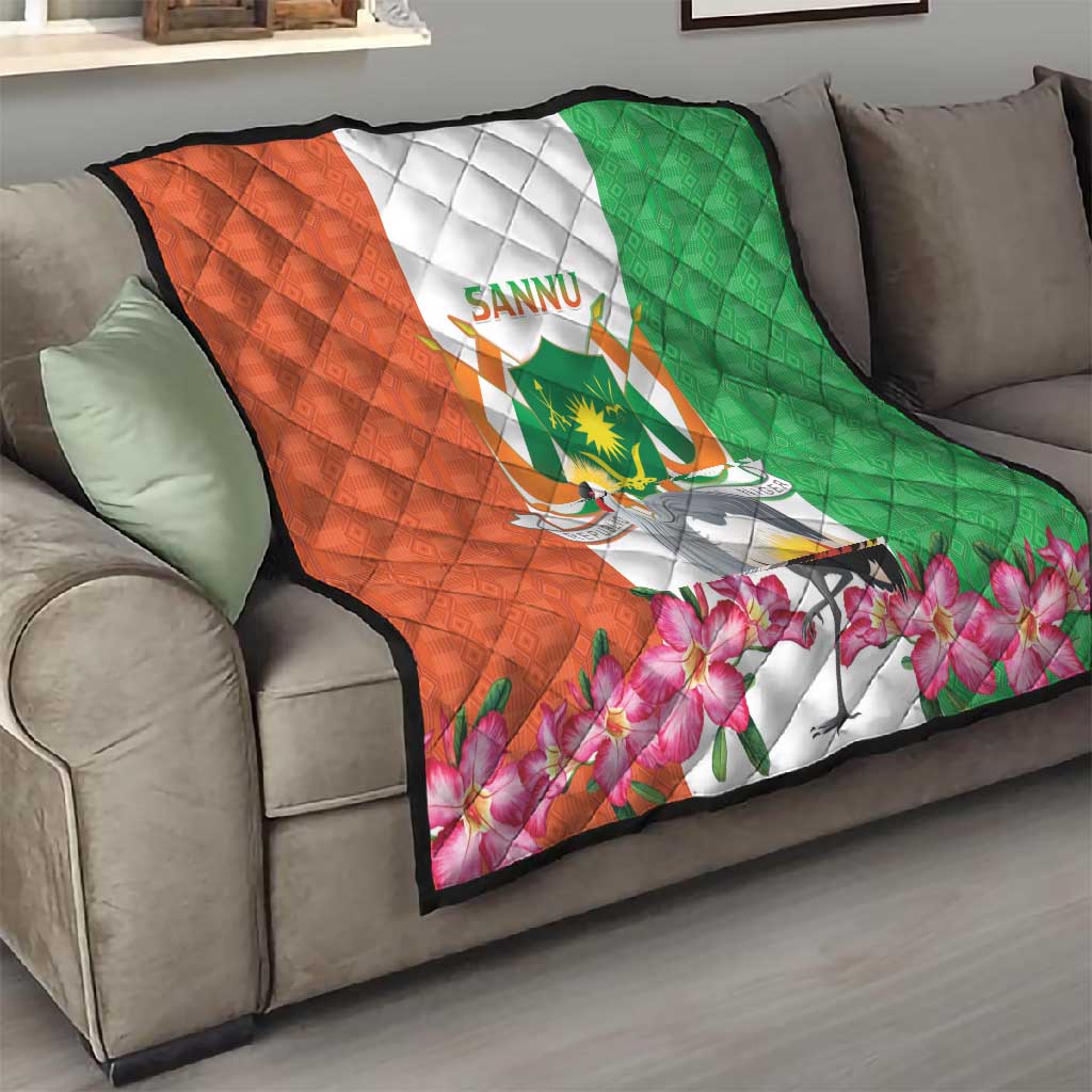 Afro Niger Sannu Quilt Coat Of Arms - African Pattern LT15