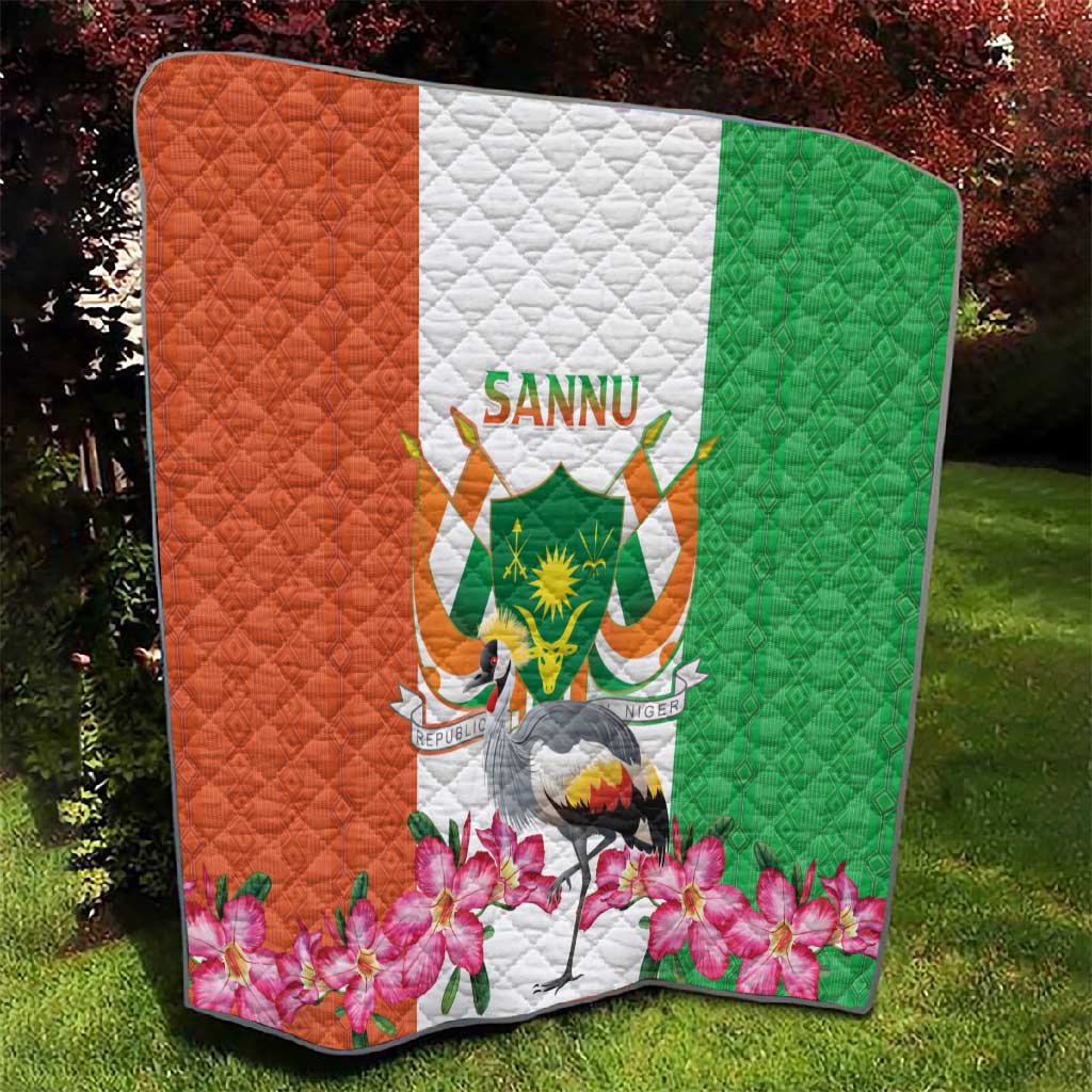 Afro Niger Sannu Quilt Coat Of Arms - African Pattern LT15