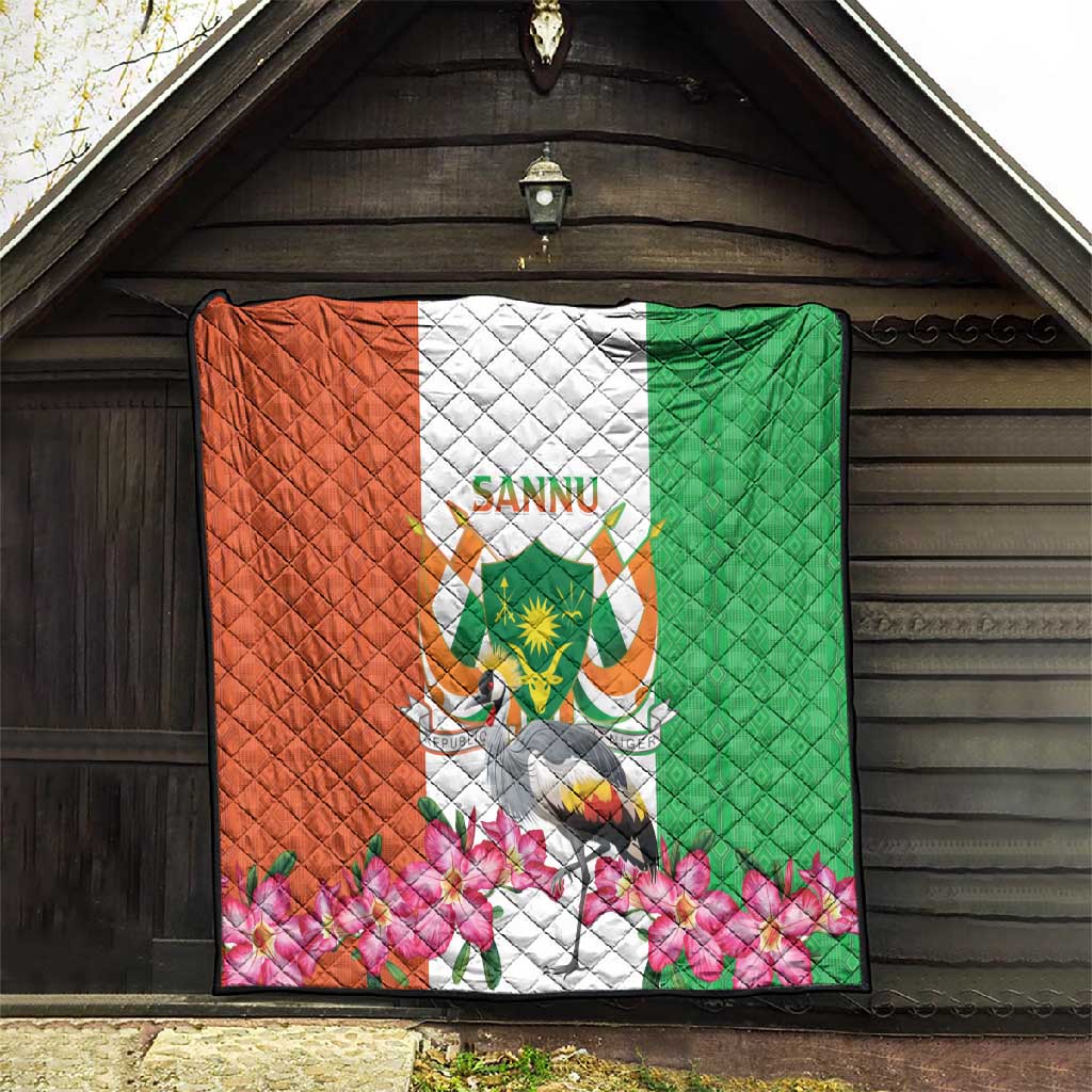 Afro Niger Sannu Quilt Coat Of Arms - African Pattern LT15