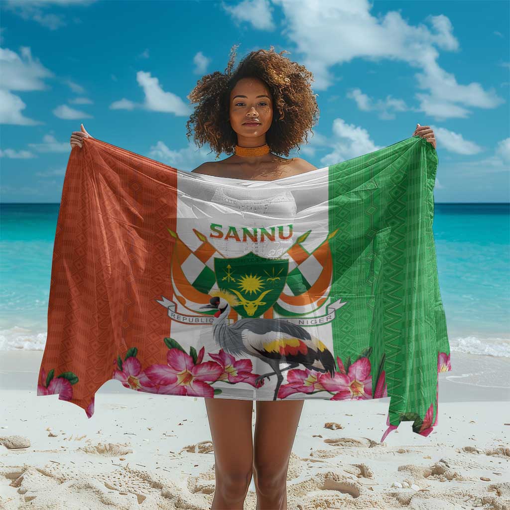 Afro Niger Sannu Sarong Coat Of Arms - African Pattern LT15