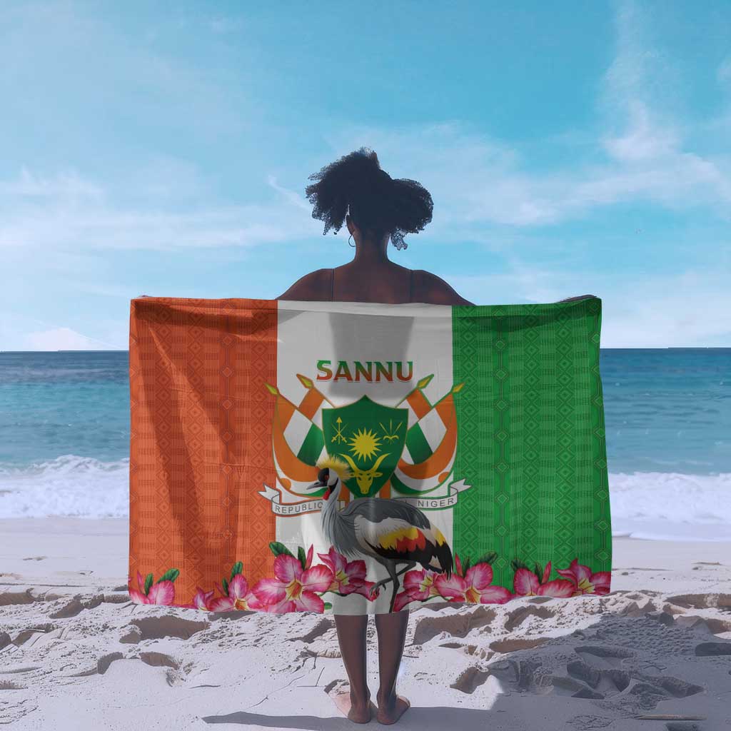 Afro Niger Sannu Sarong Coat Of Arms - African Pattern LT15