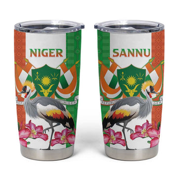 Afro Niger Sannu Tumbler Cup Coat Of Arms - African Pattern LT15