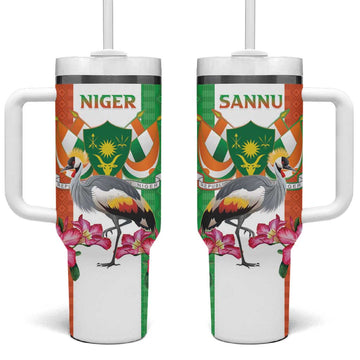 Afro Niger Sannu Tumbler With Handle Coat Of Arms - African Pattern LT15