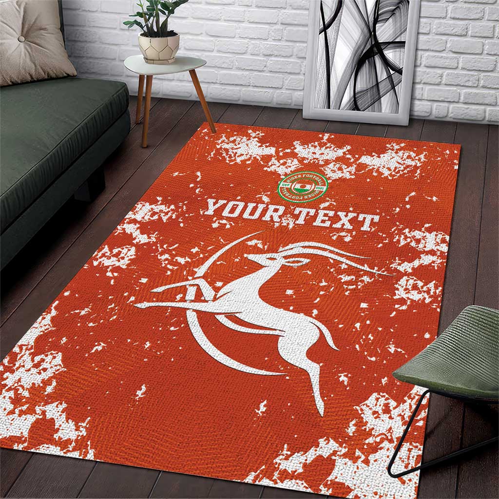 Custom Afro Niger Football Area Rug We Are Champions LT15