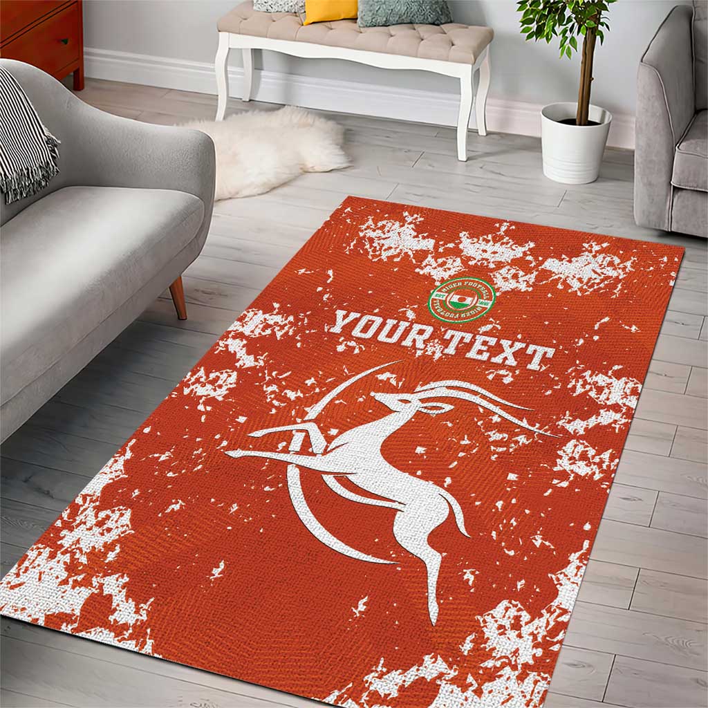 Custom Afro Niger Football Area Rug We Are Champions LT15