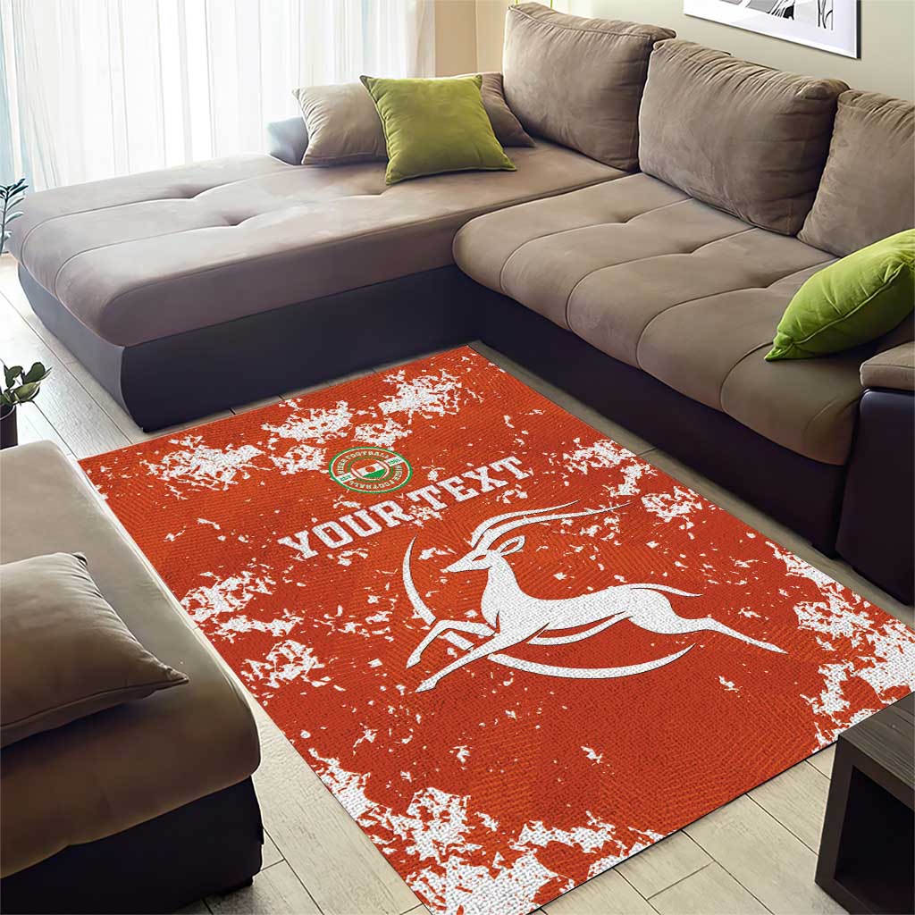Custom Afro Niger Football Area Rug We Are Champions LT15