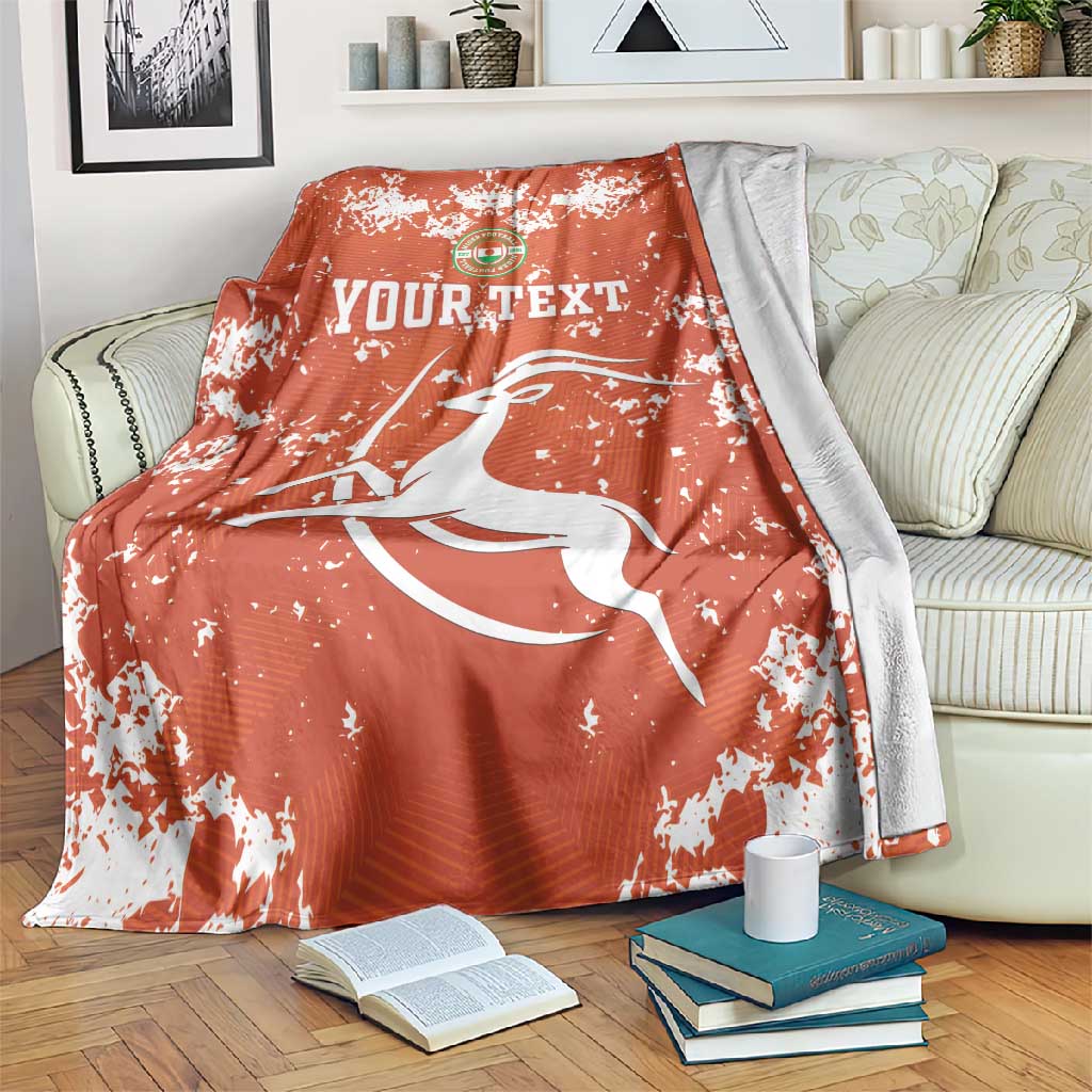 Custom Afro Niger Football Blanket We Are Champions LT15