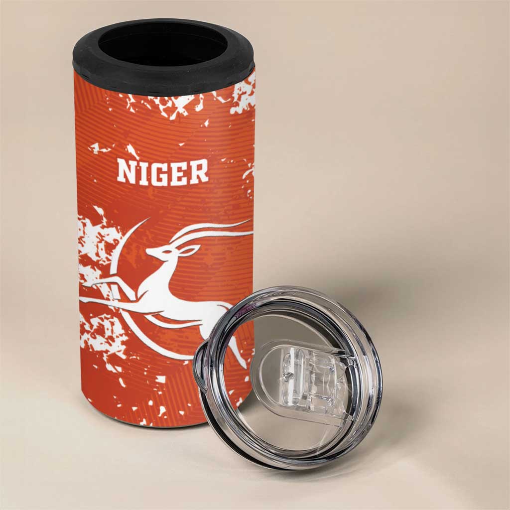 Custom Afro Niger Football 4 in 1 Can Cooler Tumbler We Are Champions LT15