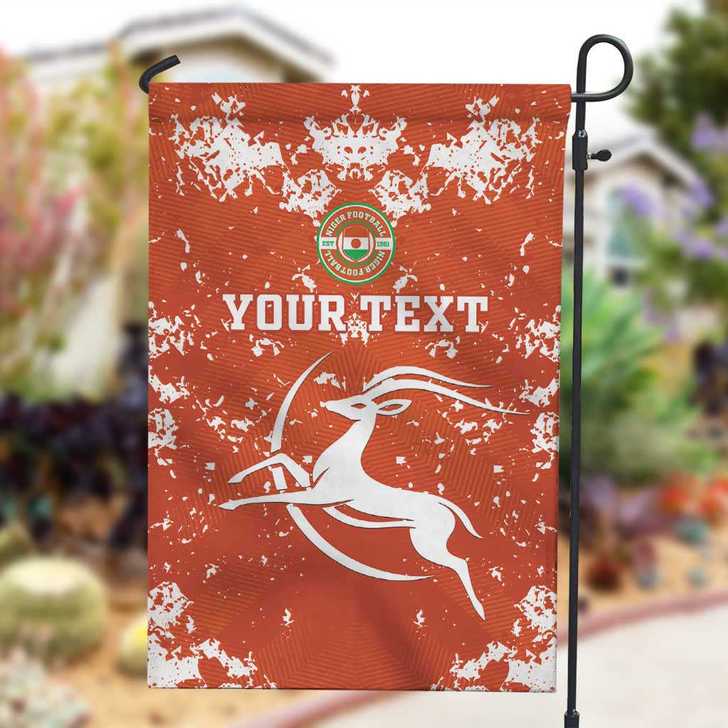 Custom Afro Niger Football Garden Flag We Are Champions LT15