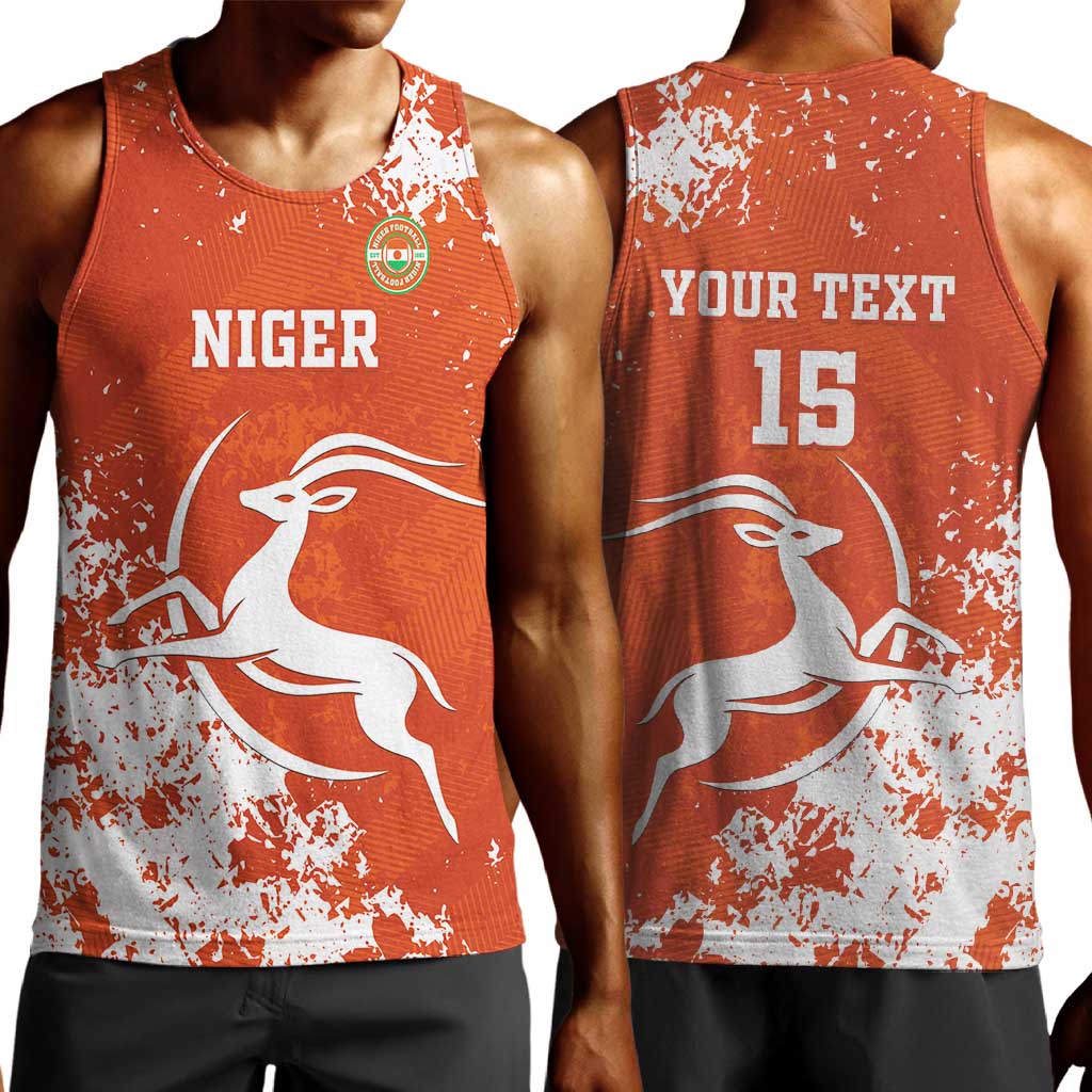 Custom Afro Niger Football Men Tank Top We Are Champions LT15