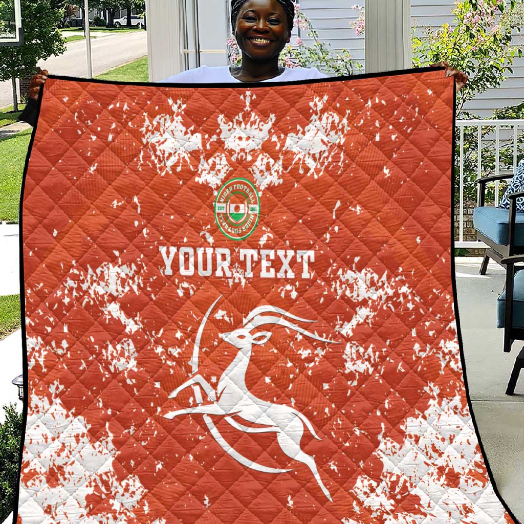 Custom Afro Niger Football Quilt We Are Champions LT15