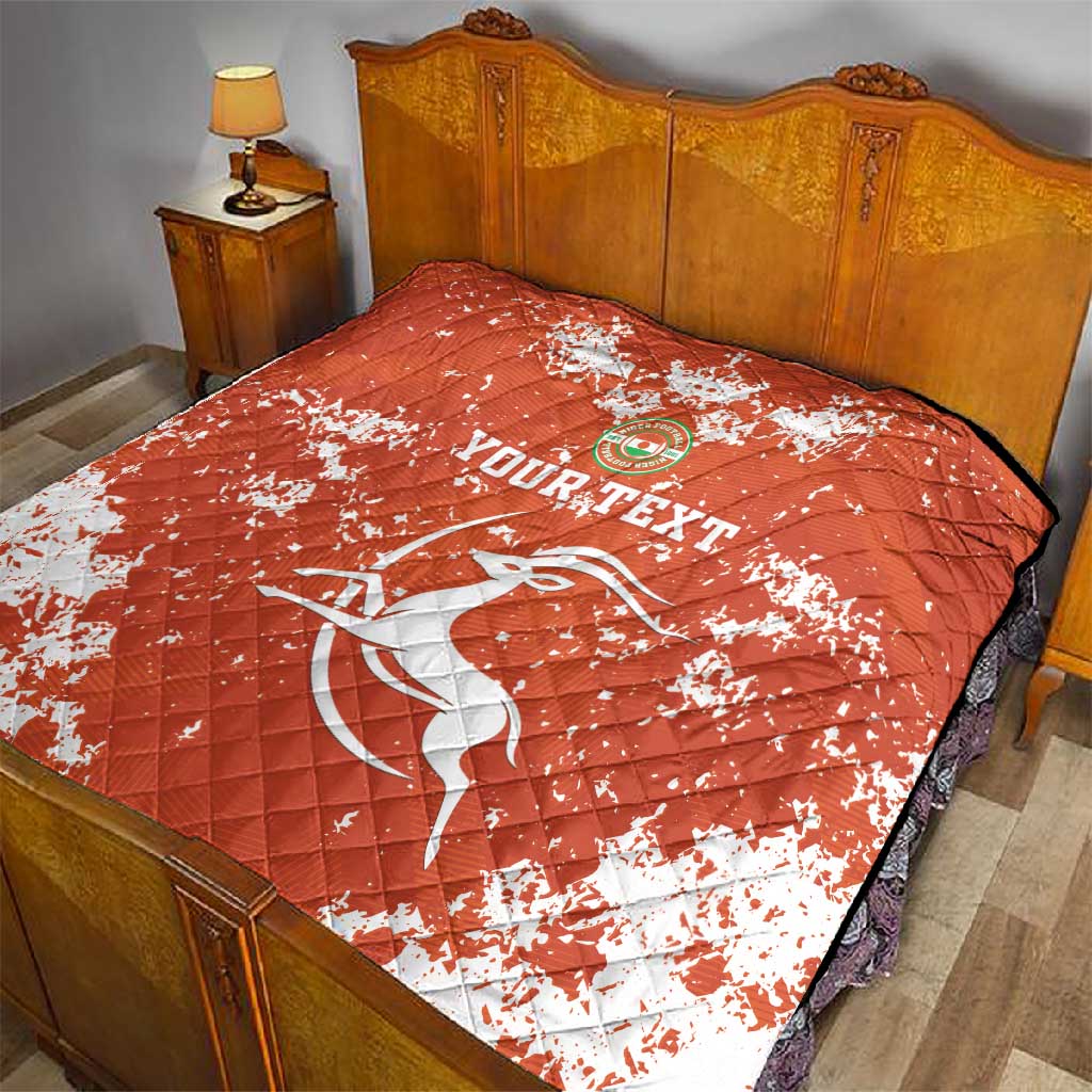 Custom Afro Niger Football Quilt We Are Champions LT15
