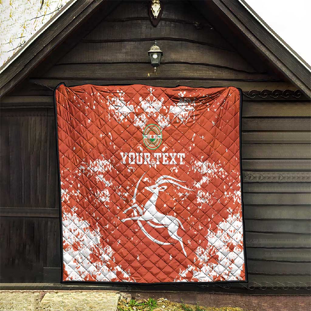 Custom Afro Niger Football Quilt We Are Champions LT15