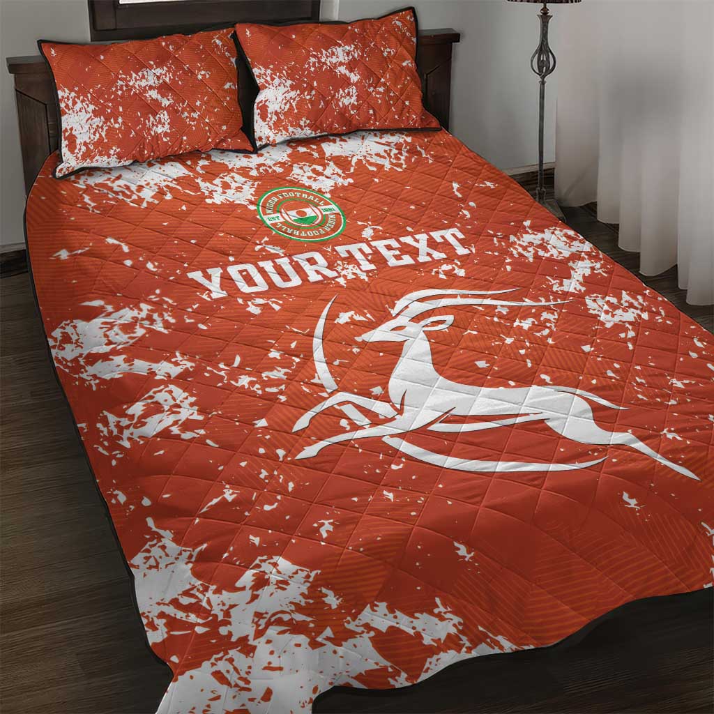 Custom Afro Niger Football Quilt Bed Set We Are Champions LT15