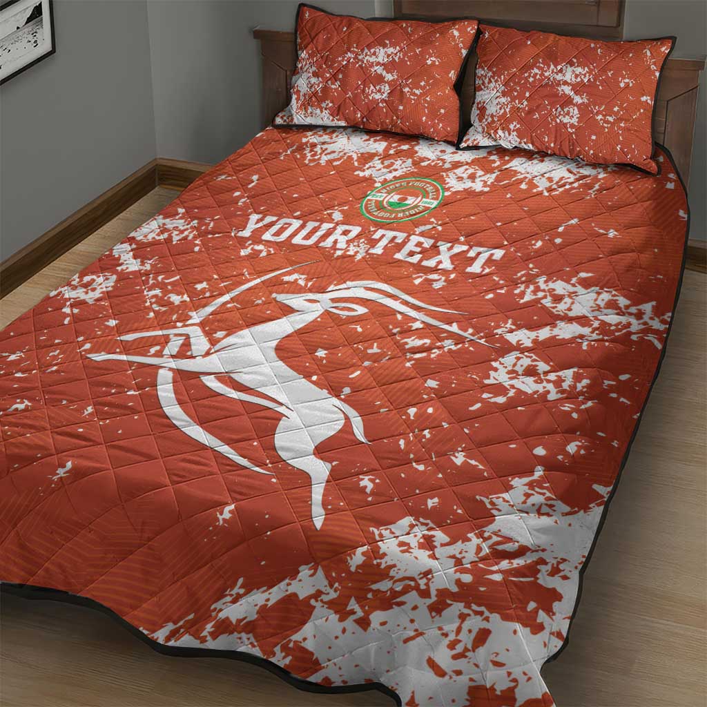 Custom Afro Niger Football Quilt Bed Set We Are Champions LT15