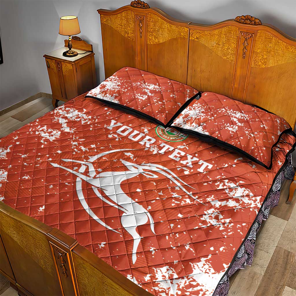 Custom Afro Niger Football Quilt Bed Set We Are Champions LT15