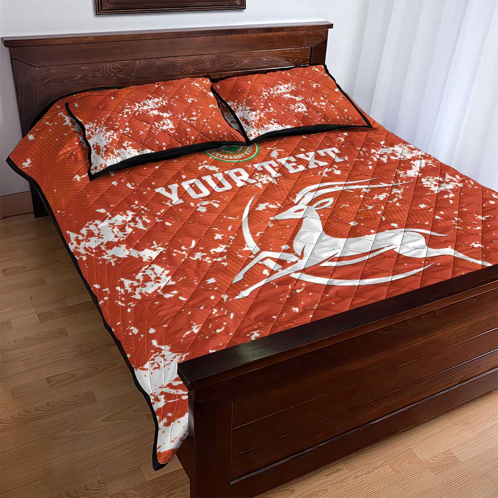 Custom Afro Niger Football Quilt Bed Set We Are Champions LT15
