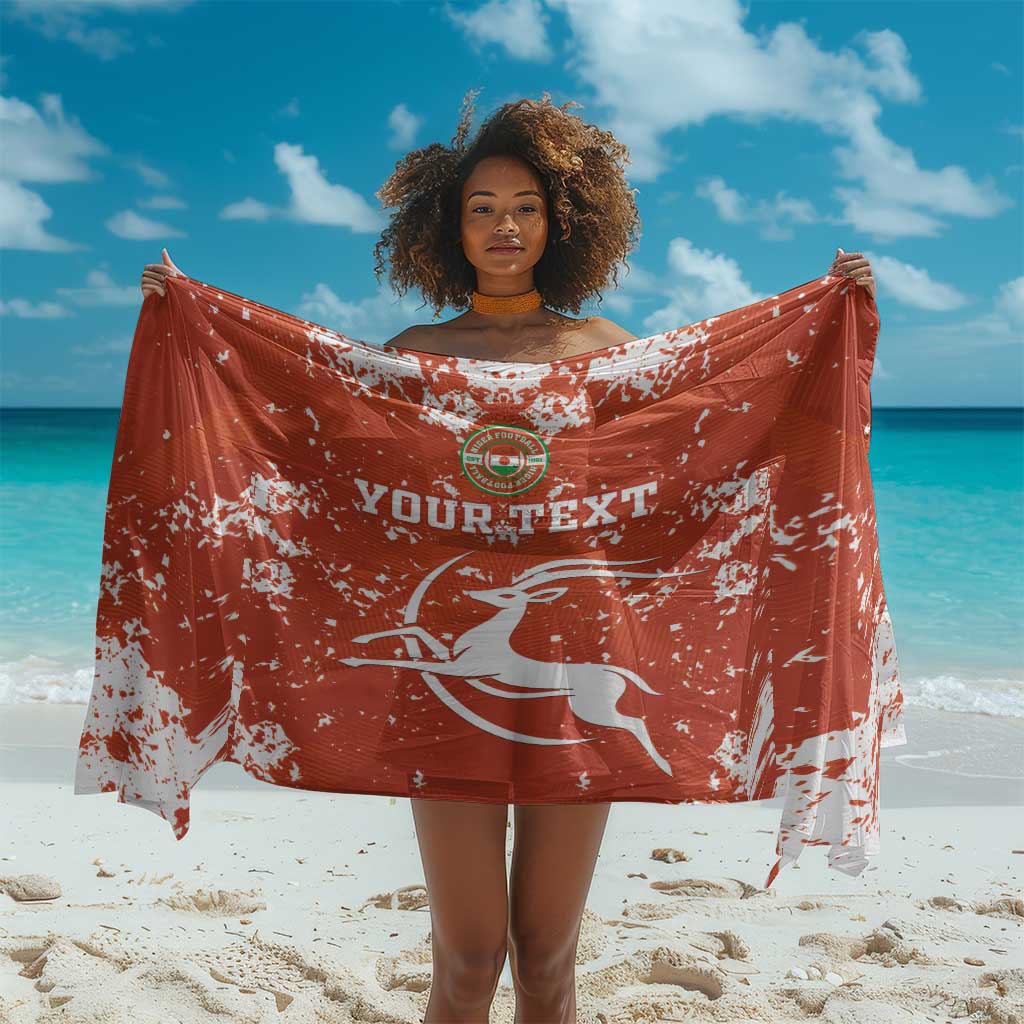 Custom Afro Niger Football Sarong We Are Champions LT15