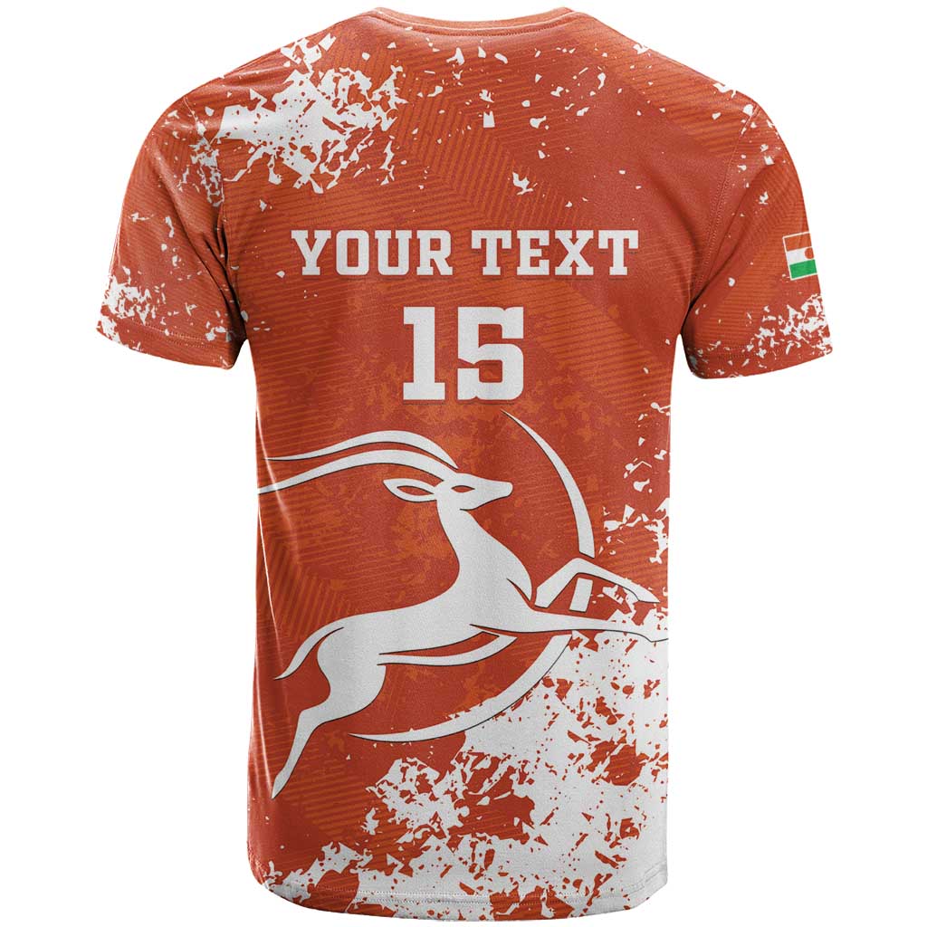 Custom Afro Niger Football T shirt We Are Champions LT15