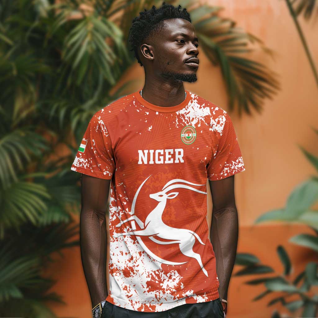 Custom Afro Niger Football T shirt We Are Champions LT15