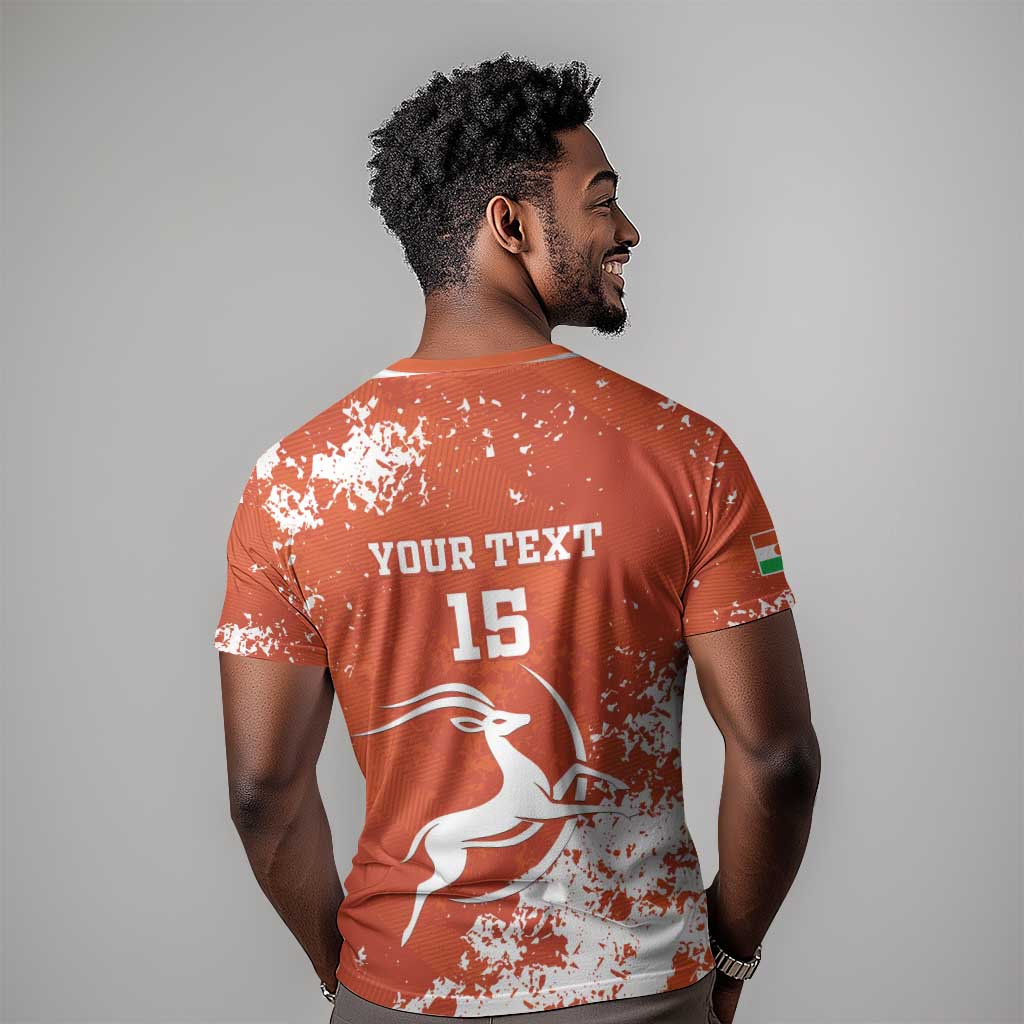 Custom Afro Niger Football T shirt We Are Champions LT15