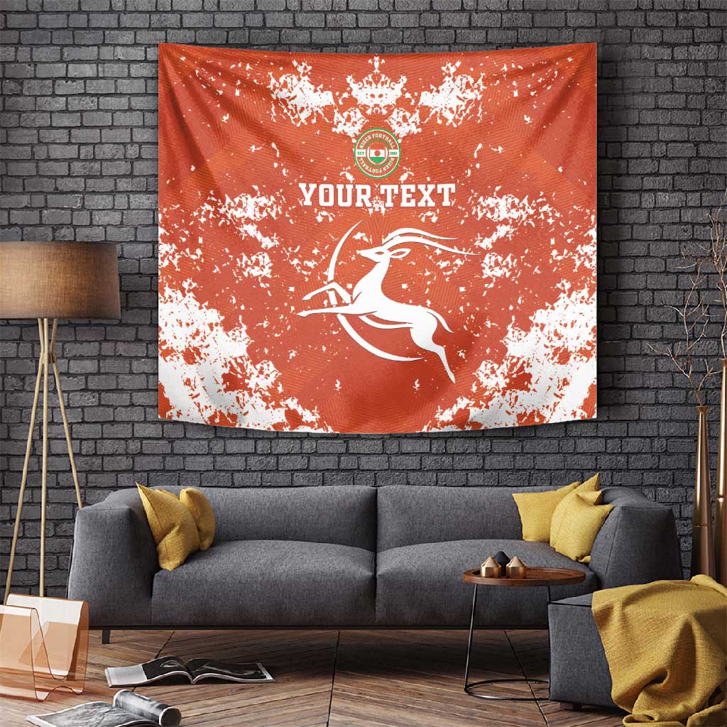 Custom Afro Niger Football Tapestry We Are Champions LT15