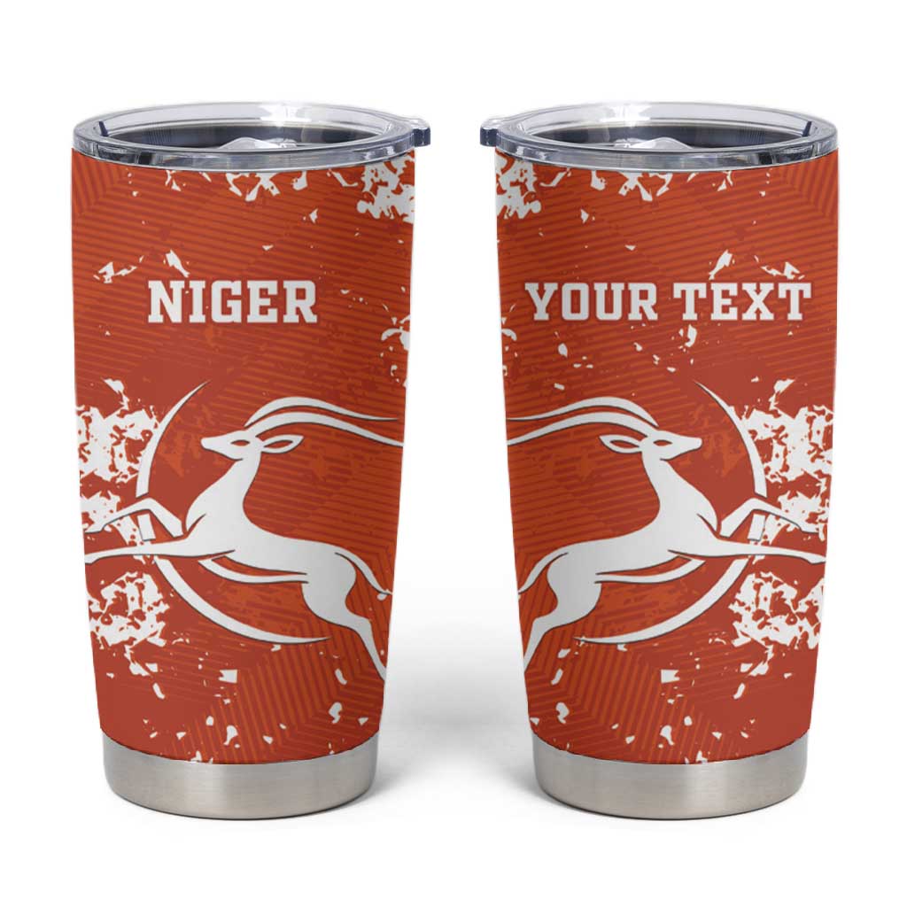 Custom Afro Niger Football Tumbler Cup We Are Champions LT15