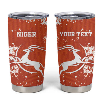 Custom Afro Niger Football Tumbler Cup We Are Champions LT15