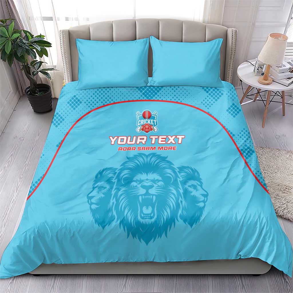 Custom Afro South Africa Cricket Bedding Set Roar Saam More - This Is Pretoria LT15