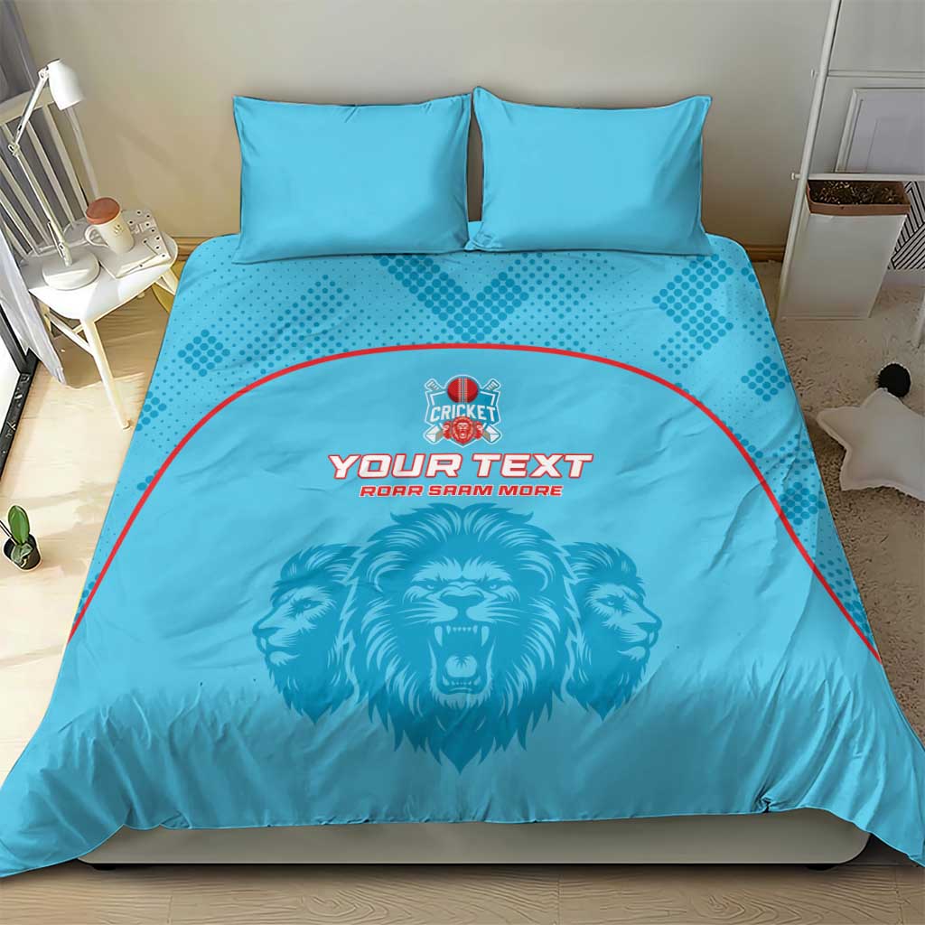 Custom Afro South Africa Cricket Bedding Set Roar Saam More - This Is Pretoria LT15