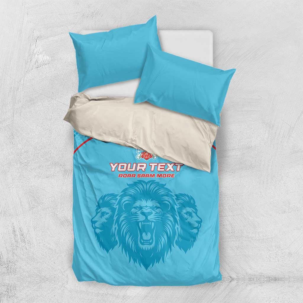 Custom Afro South Africa Cricket Bedding Set Roar Saam More - This Is Pretoria LT15