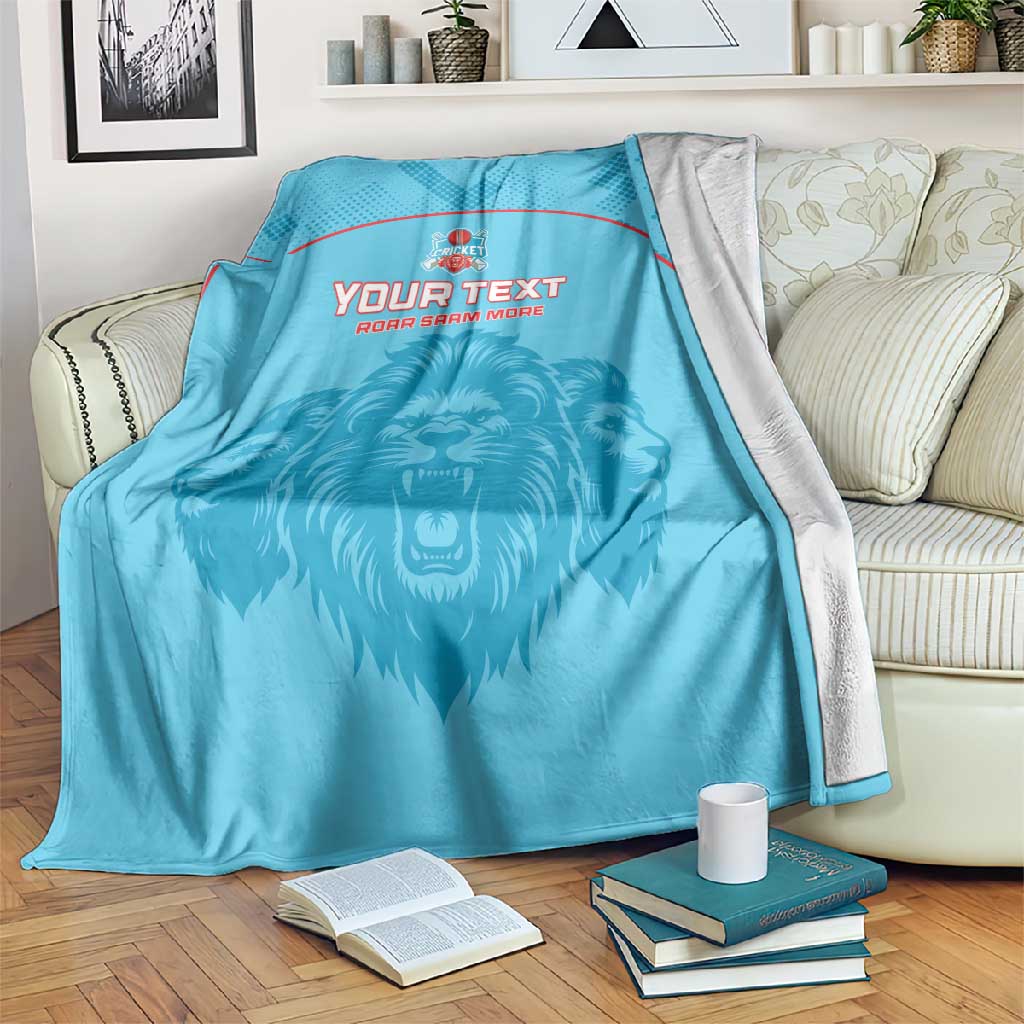 Custom Afro South Africa Cricket Blanket Roar Saam More - This Is Pretoria LT15