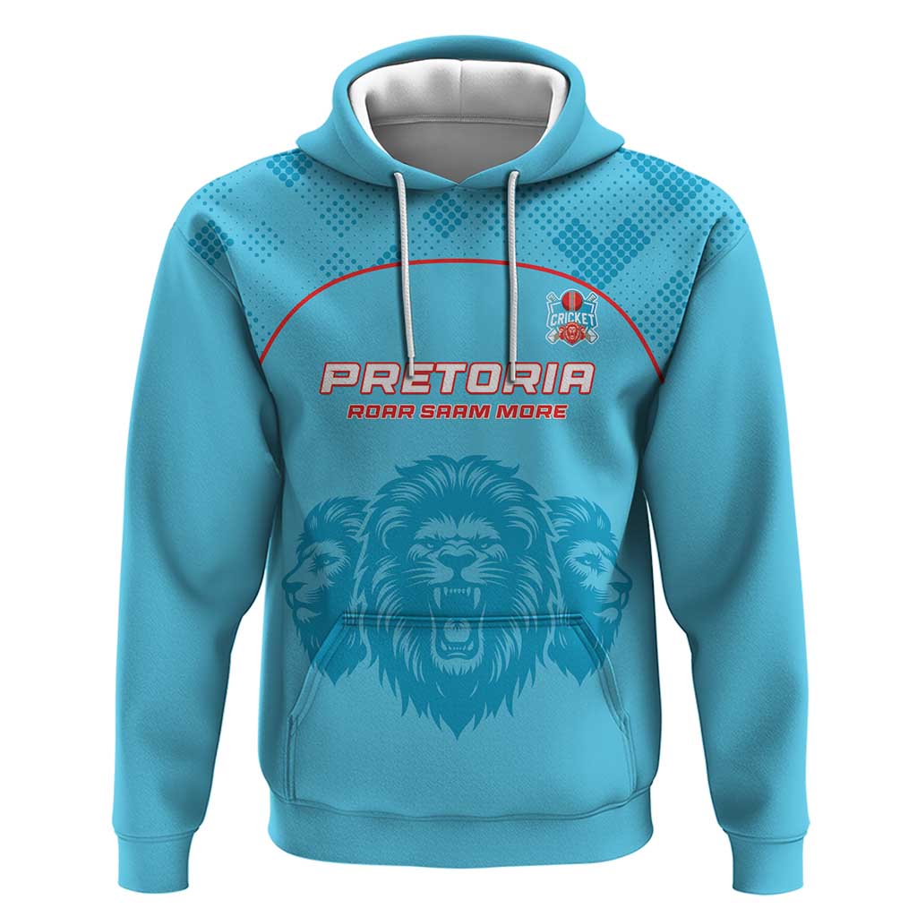 Custom South Africa Pretoria Cricket Hoodie Roar Saam More - This Is Pretoria LT15