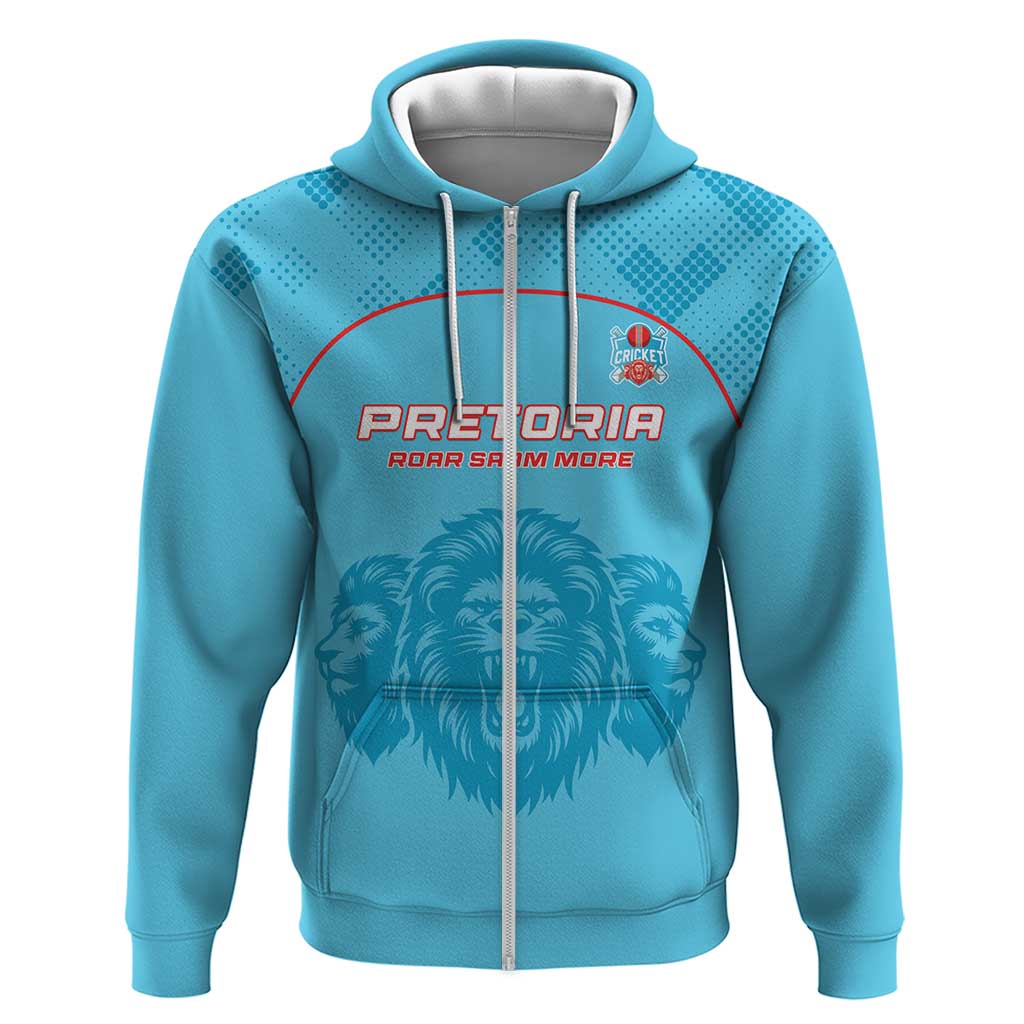 Custom South Africa Pretoria Cricket Hoodie Roar Saam More - This Is Pretoria LT15
