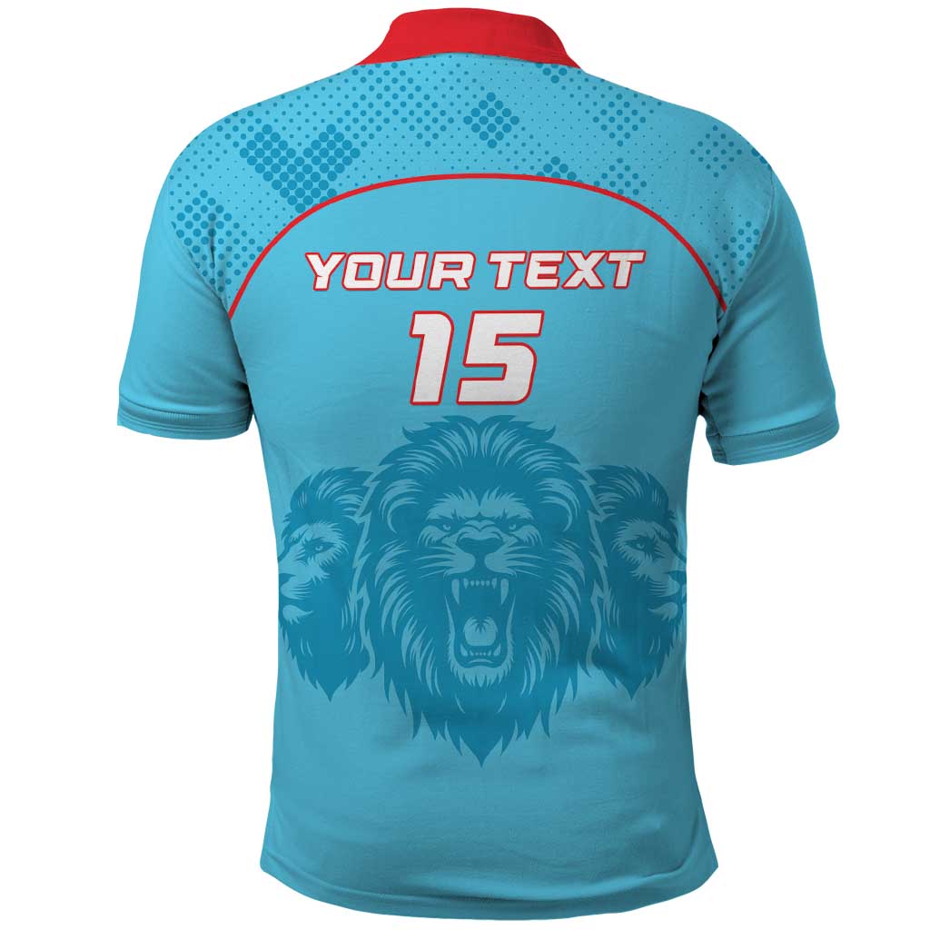 Custom South Africa Pretoria Cricket Polo Shirt Roar Saam More - This Is Pretoria LT15