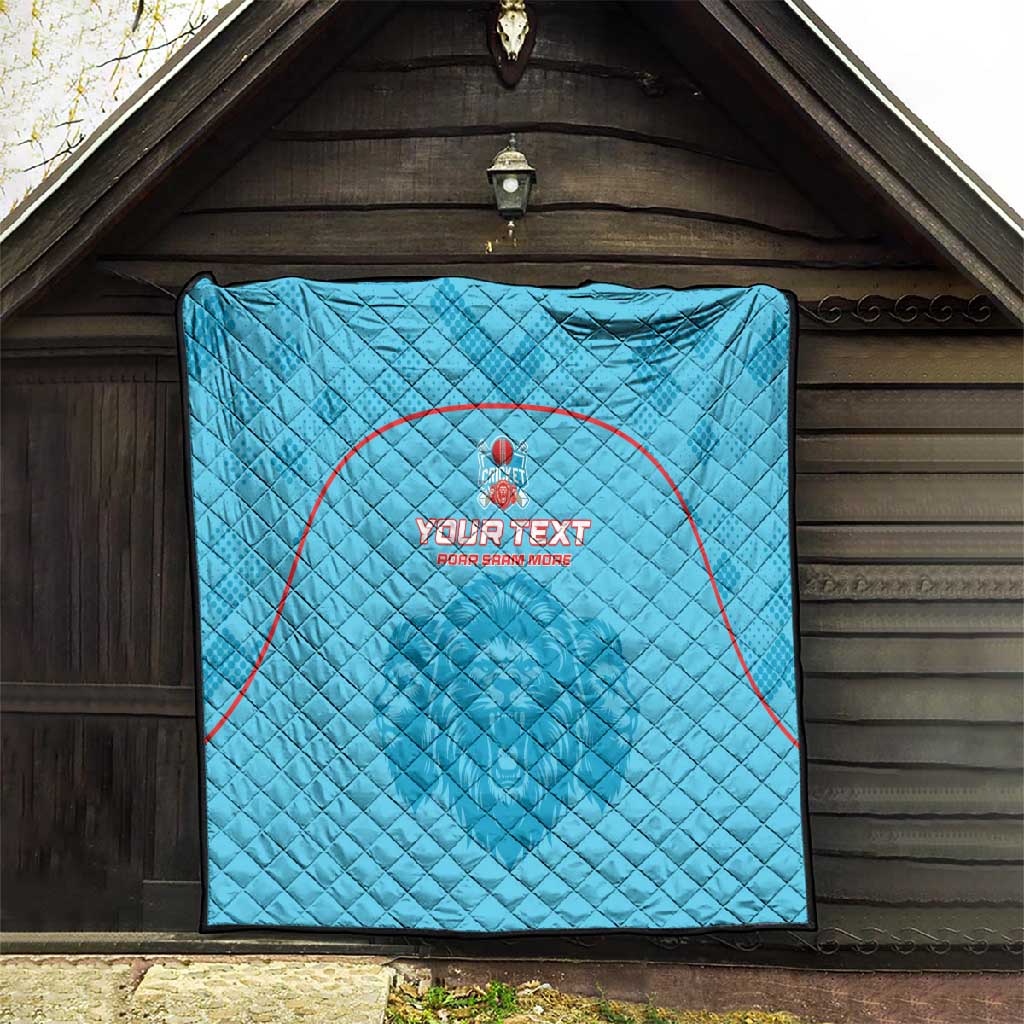 Custom Afro South Africa Cricket Quilt Roar Saam More - This Is Pretoria LT15