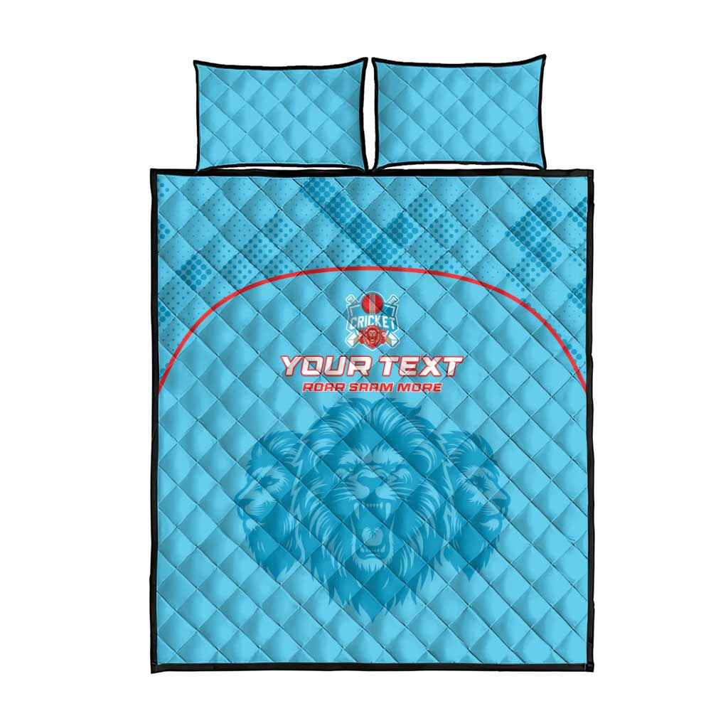 Custom Afro South Africa Cricket Quilt Bed Set Roar Saam More - This Is Pretoria LT15