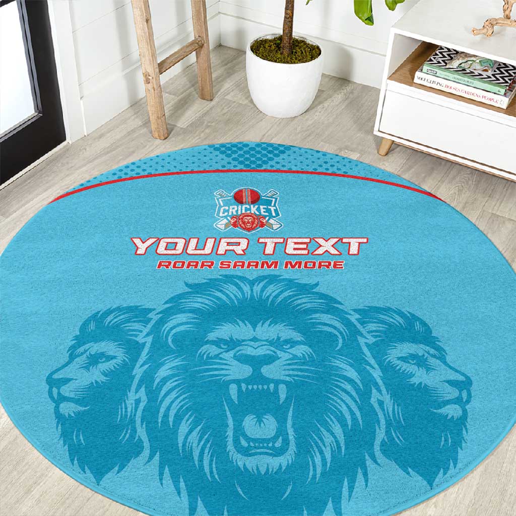 Custom Afro South Africa Cricket Round Carpet Roar Saam More - This Is Pretoria LT15