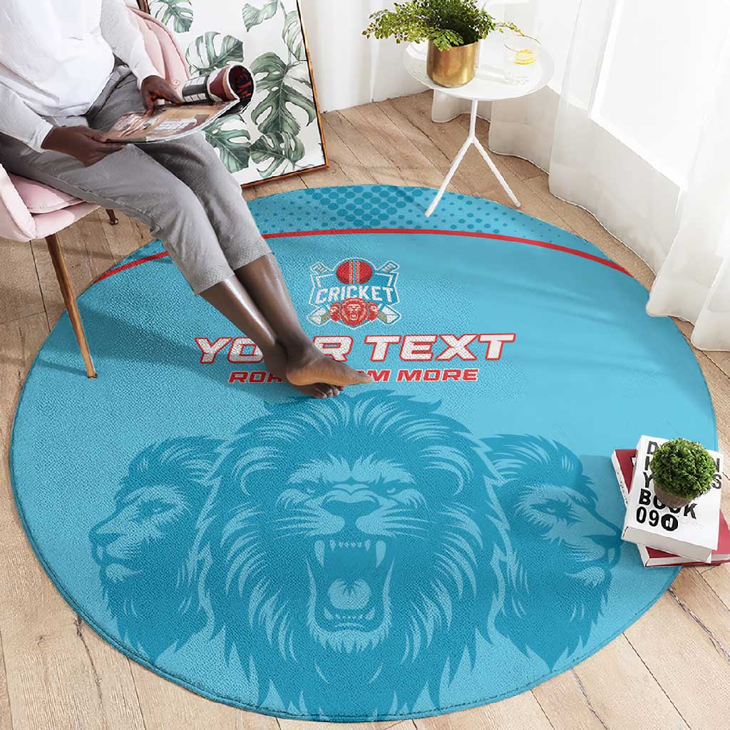 Custom Afro South Africa Cricket Round Carpet Roar Saam More - This Is Pretoria LT15