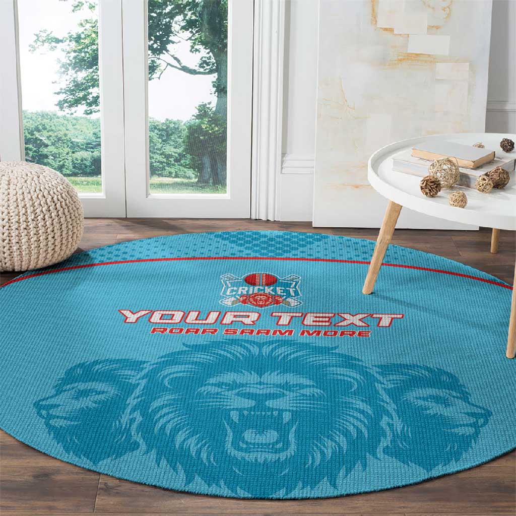 Custom Afro South Africa Cricket Round Carpet Roar Saam More - This Is Pretoria LT15