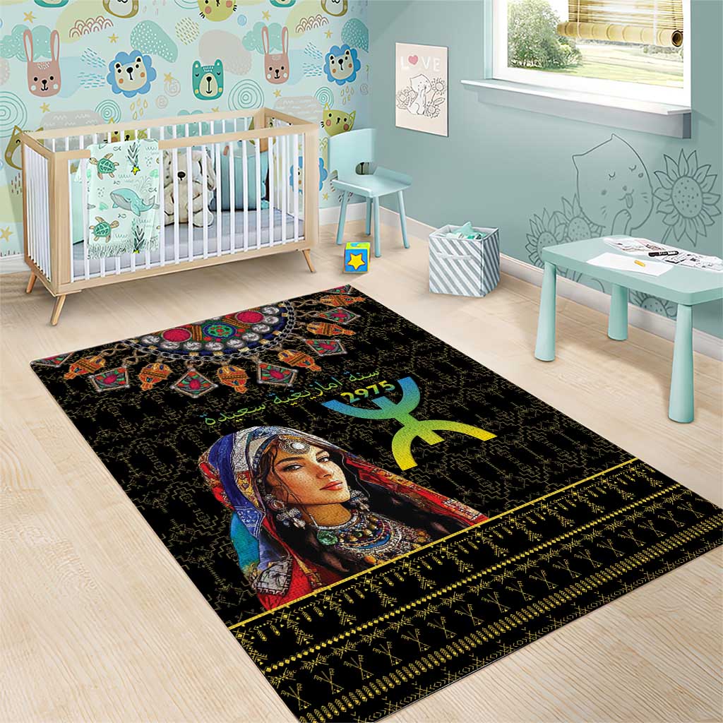 Assegwas Ameggaz Yennayer Area Rug Women Amazigh - Berber Pattern LT15