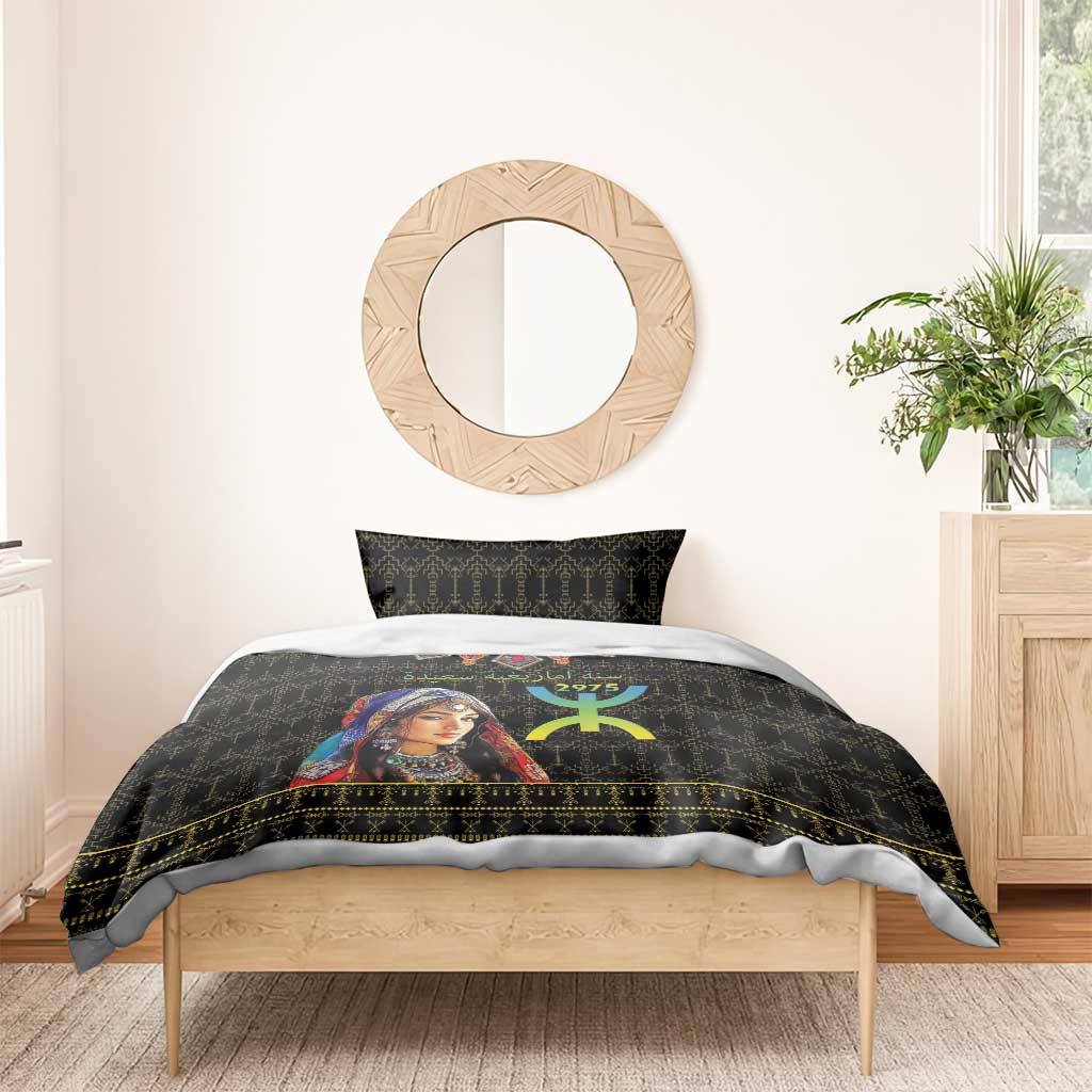 Assegwas Ameggaz Yennayer Bedding Set Women Amazigh - Berber Pattern LT15