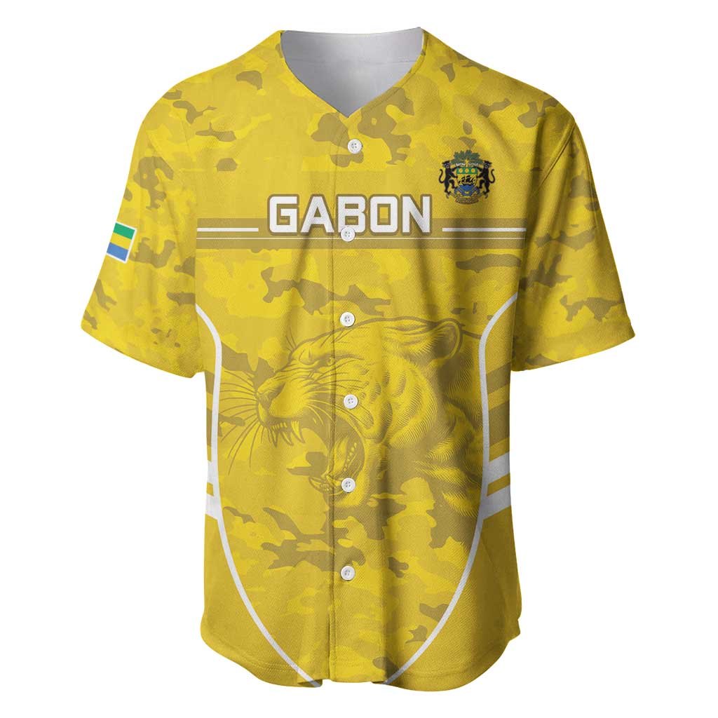 Custom Gabon Football Baseball Jersey Go Les Pantheres LT15